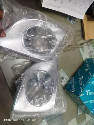 Attractive Silver Fog Light Covers for Cars (One Pair) - Brand New
