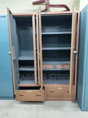Three-Door Steel Almirah — More space, more security!