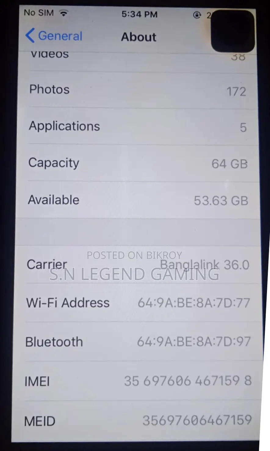 Apple iPhone 6 64 GB Silver