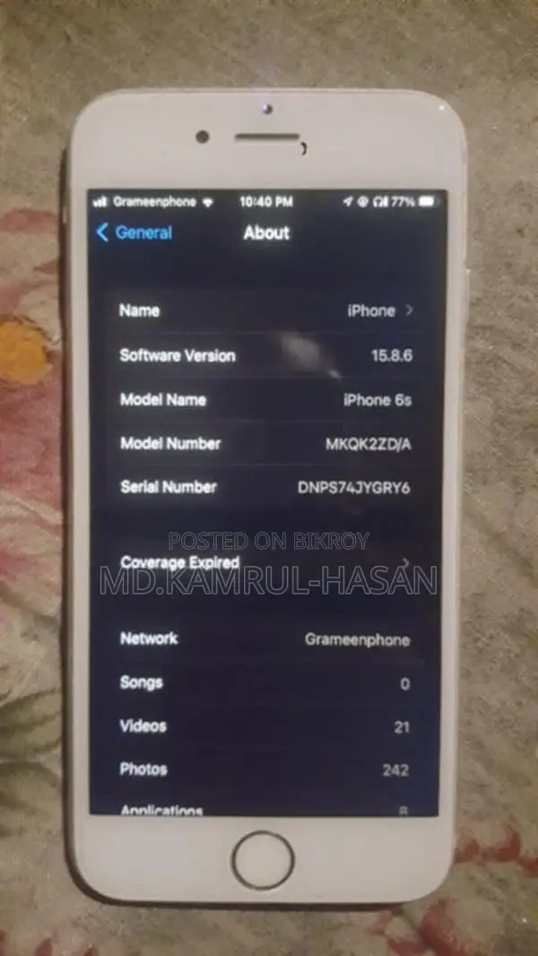 Apple iPhone 6S . (Used)