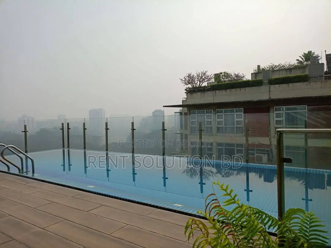 Lakeside Semi Furnished Gym Swimming Pool Flat Rent in Gulshan North