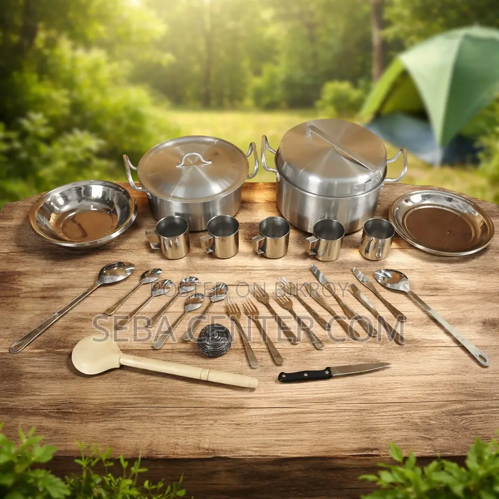 304 Grade Stainless Steel Dinner Set - 40 Pcs