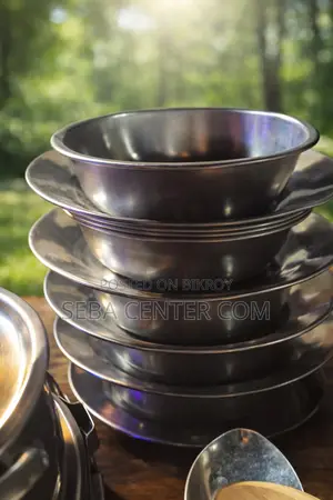 304 Grade Stainless Steel Dinner Set - 40 Pcs