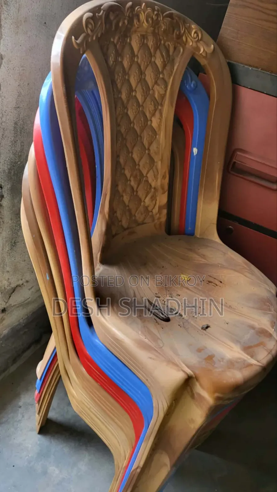 Various SS Chairs and Plastic Chairs & Sofas