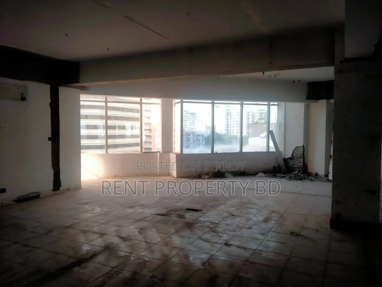 9500 sft commercial open office rent in gulshan