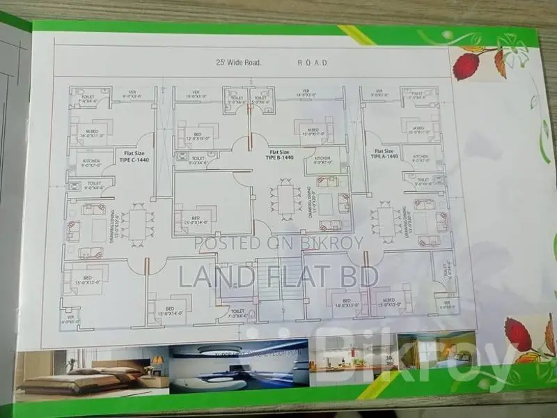 RIVER VIEW # ON GOING FLAT SALE @1440 SFT