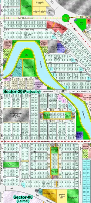 Land Sale at Purbachal Sector 20, Road 403