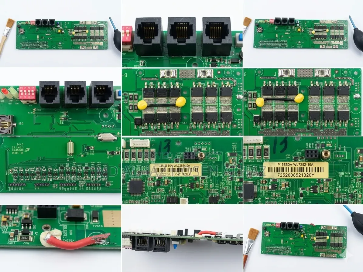 Industrial Smart BMS 13s/14s 48v High Power With Communication Port