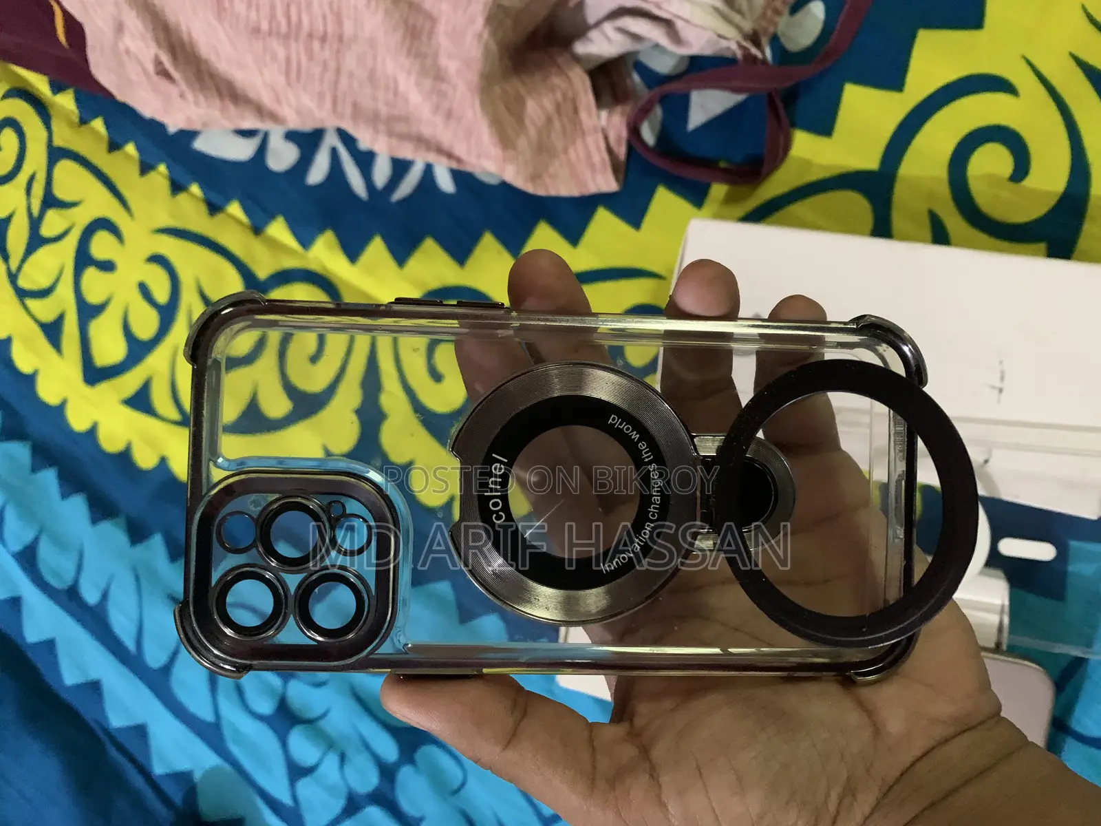 Apple Charger & Back Cover (12 Pro Max)