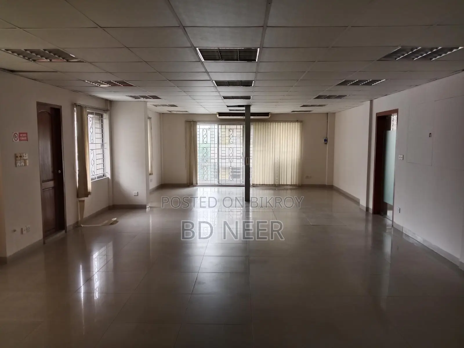 5000 sft office open space rent in Gulshan 2