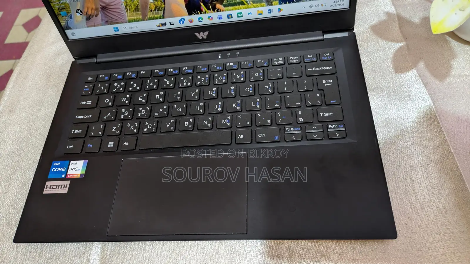 Walton Tamarind EX511G laptop for sale, like brand new.