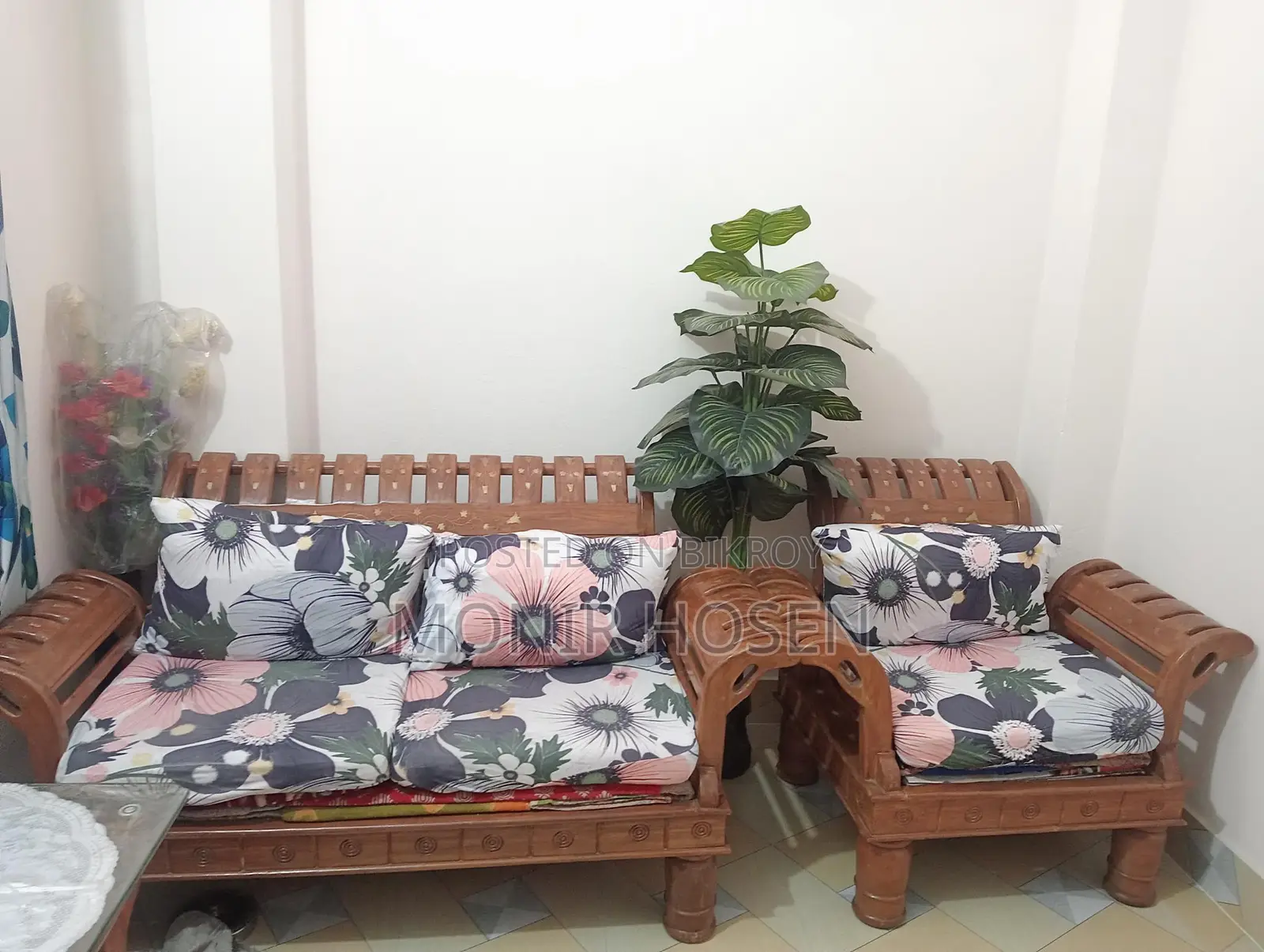 Teak Wood Sofa
