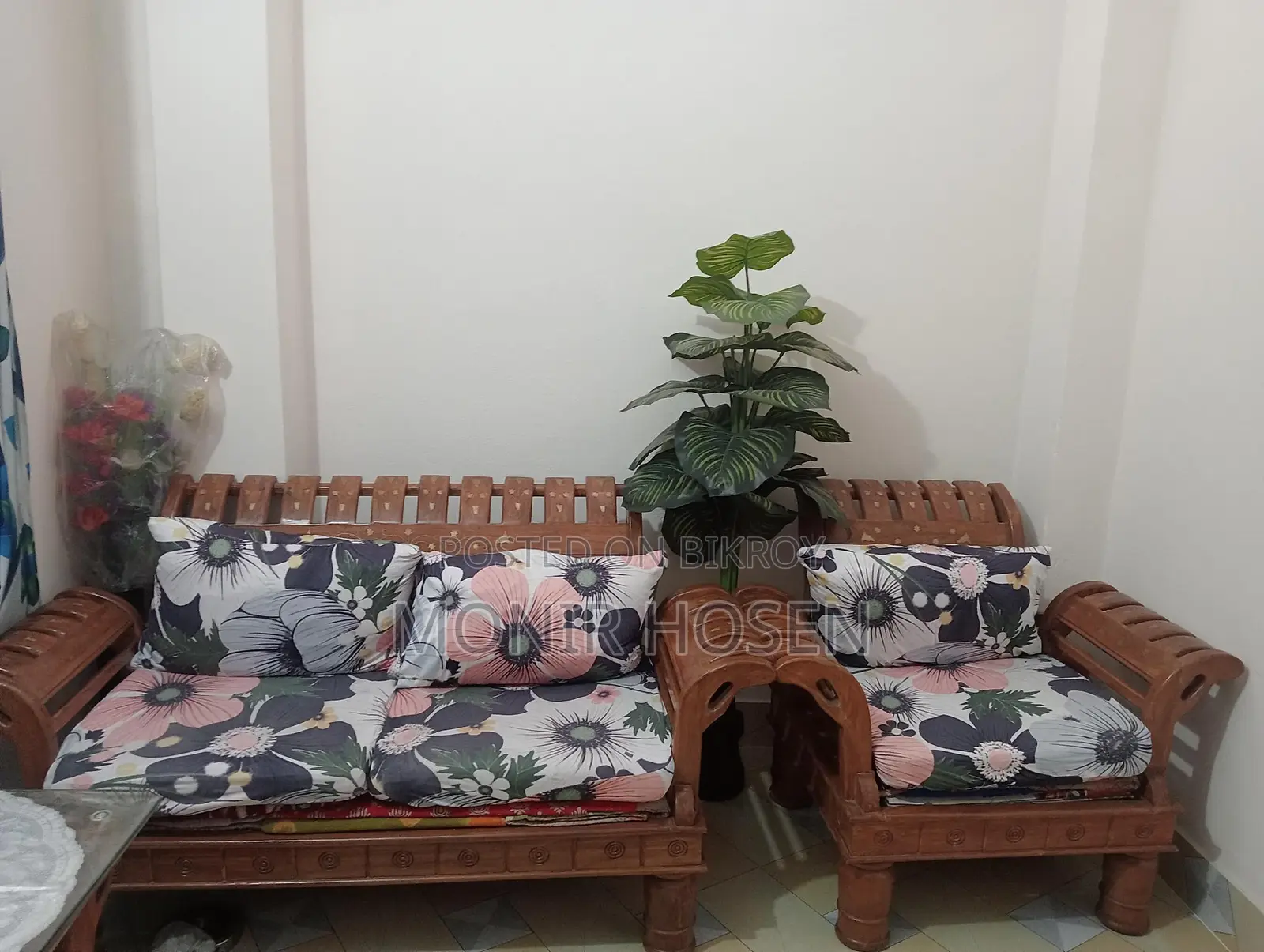 Teak Wood Sofa