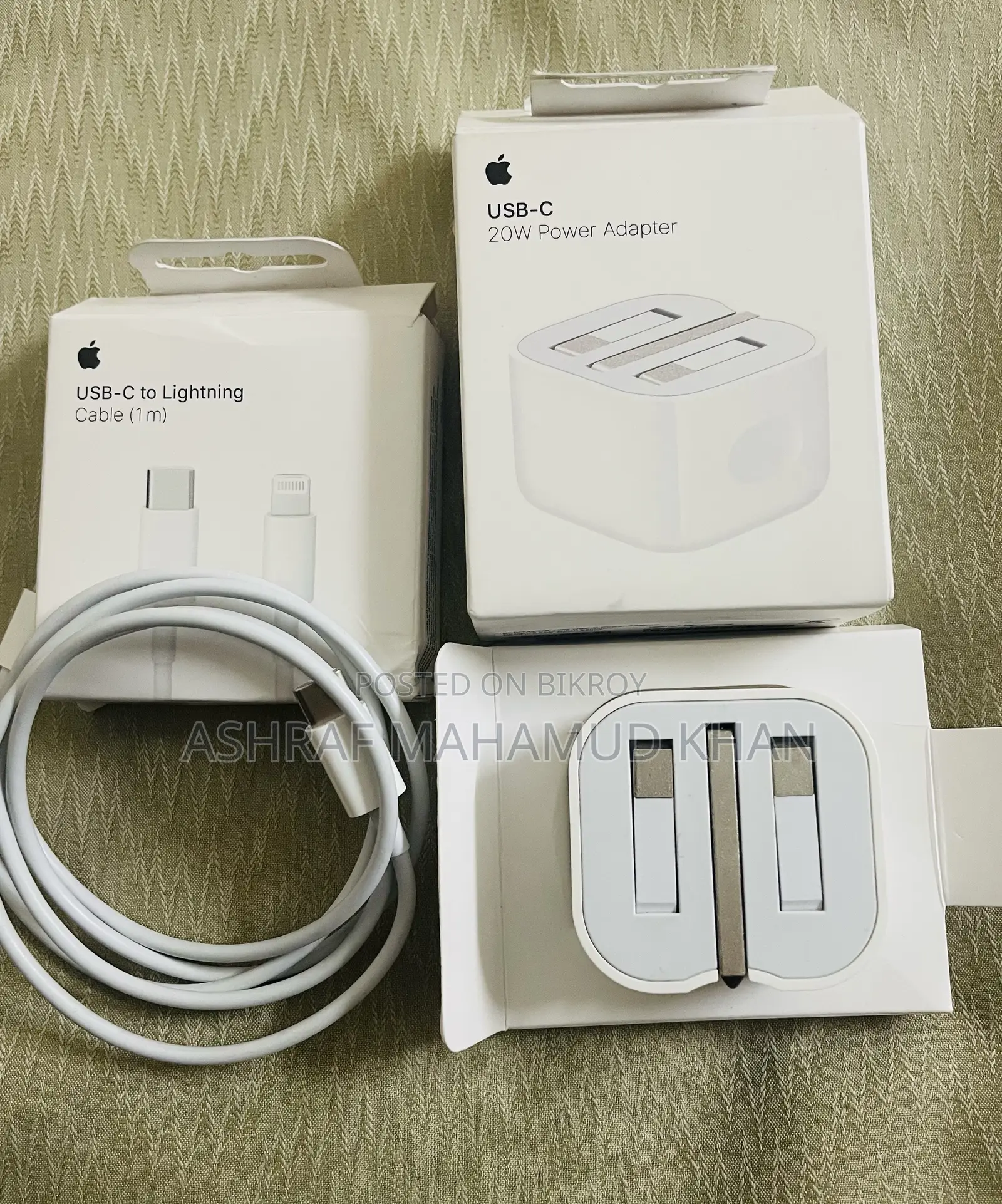 iPhone 20w Charger Cable ( Came From Dubai )