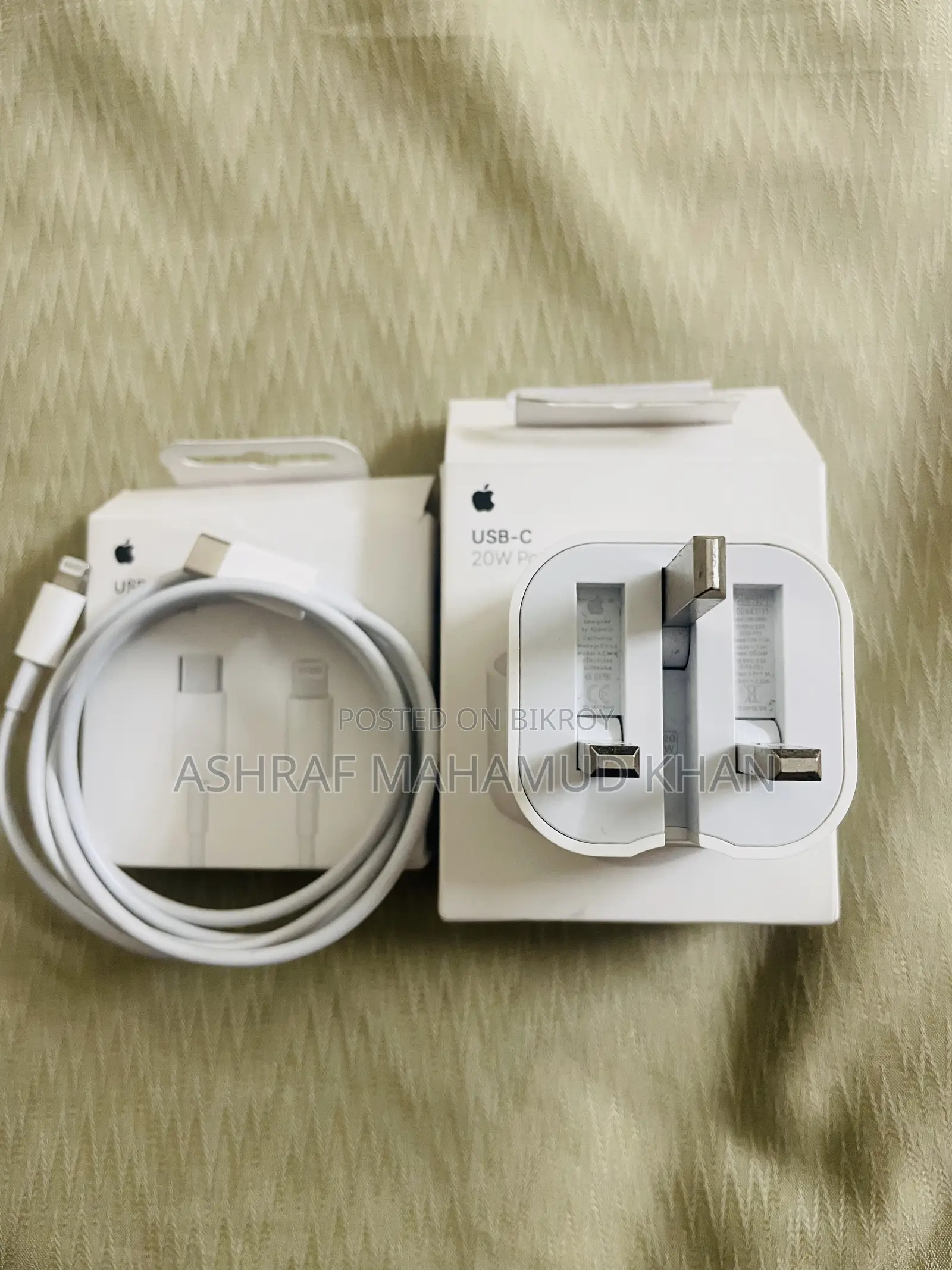 iPhone 20w Charger Cable ( Came From Dubai )