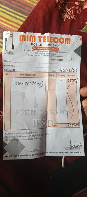 Infinix Note 50 ` (Used)