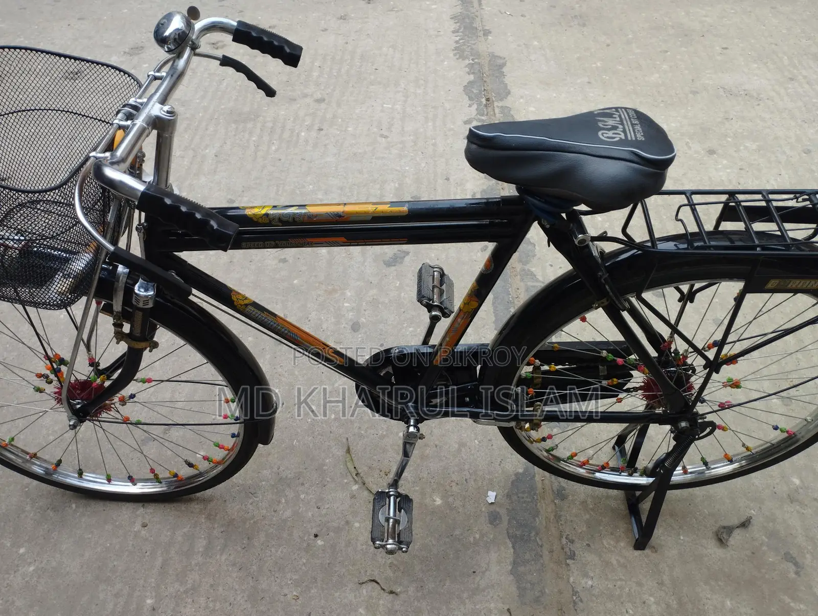 Duronto Durjoy Bicycle Black Color.