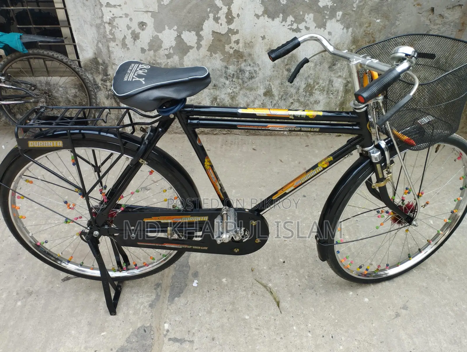 Duronto Durjoy Bicycle Black Color.