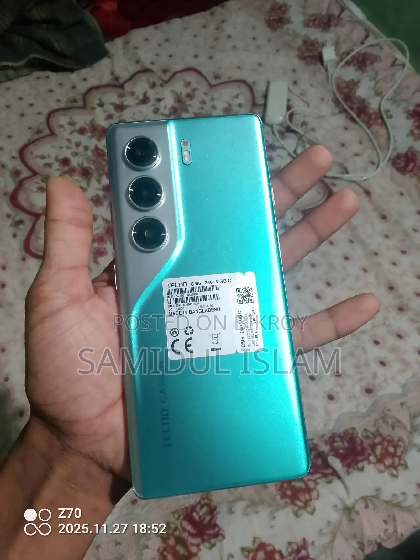 Tecno Camon 40 Pro (Used)