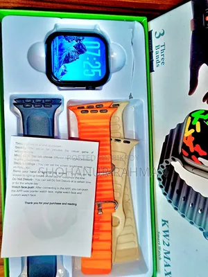 Like New Keqiwear Kw2 Max Smart Watch (With 3 Bands)