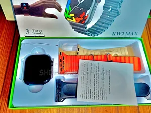 Like New Keqiwear Kw2 Max Smart Watch (With 3 Bands)