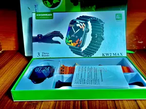 Like New Keqiwear Kw2 Max Smart Watch (With 3 Bands)