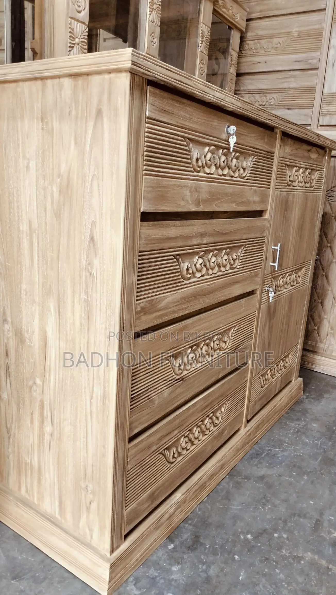 Call to buy Chittagong teak furniture, at Badhon Furniture