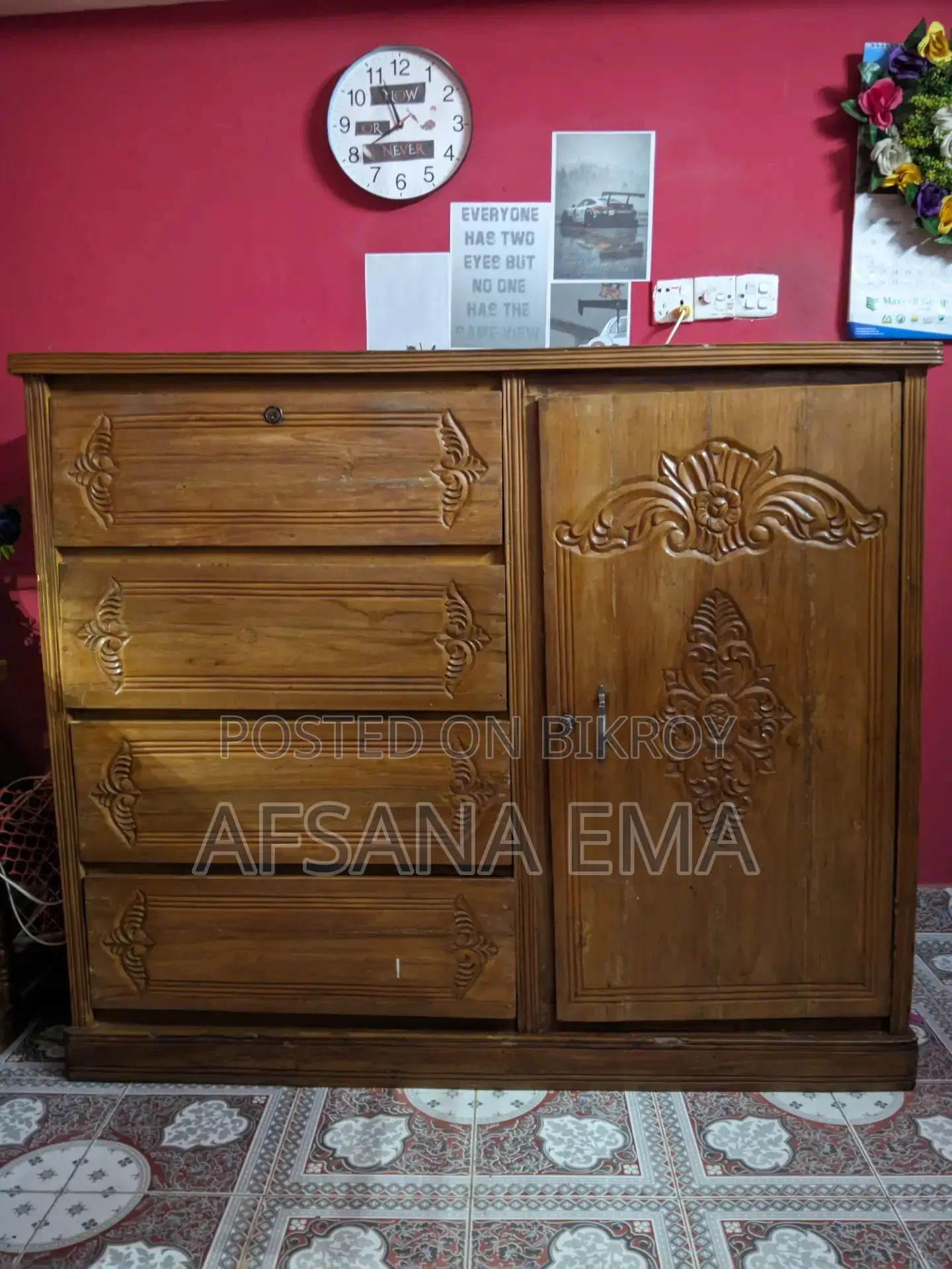 Teak Wood Wardrobe for Sale