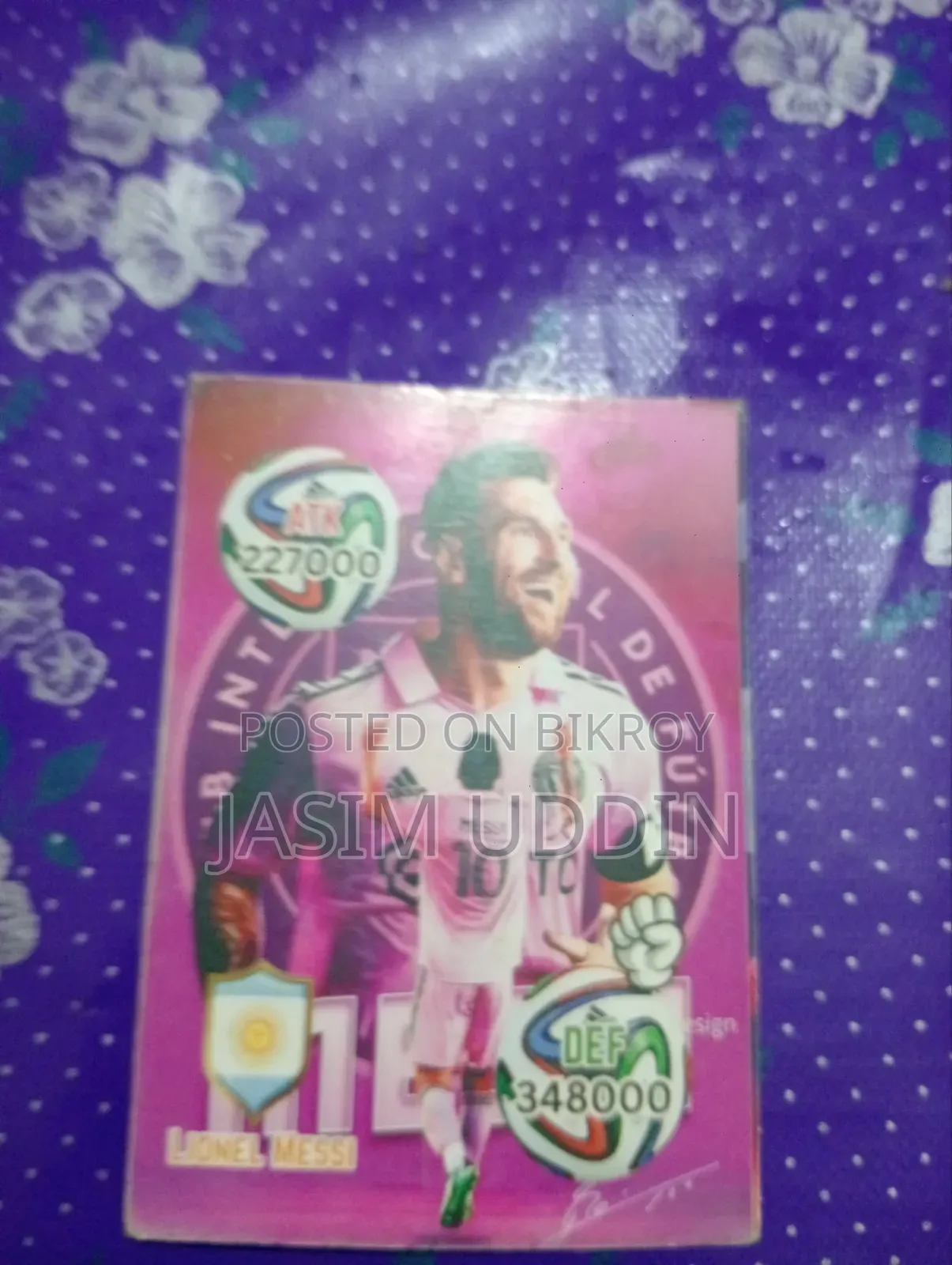 Messi Signature Card