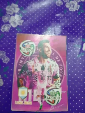 Messi Signature Card