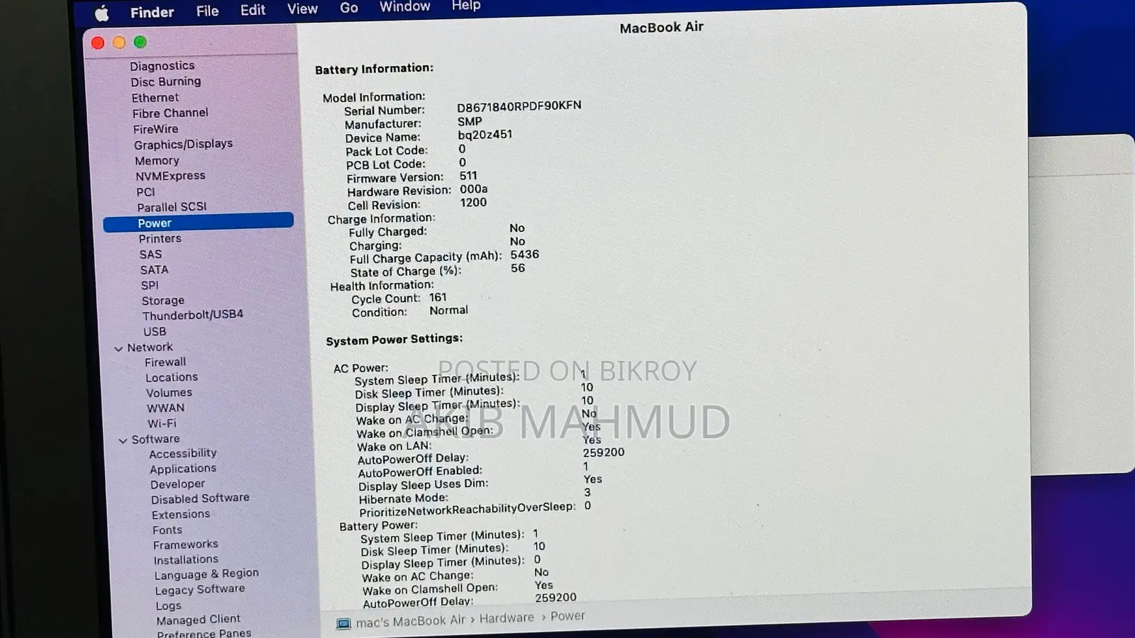 Laptop Apple MacBook 2017 8GB Intel Core I5 SSD 128GB