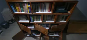 Premium Teak Wood Bookshelf-cum-Wardrobe for Sale