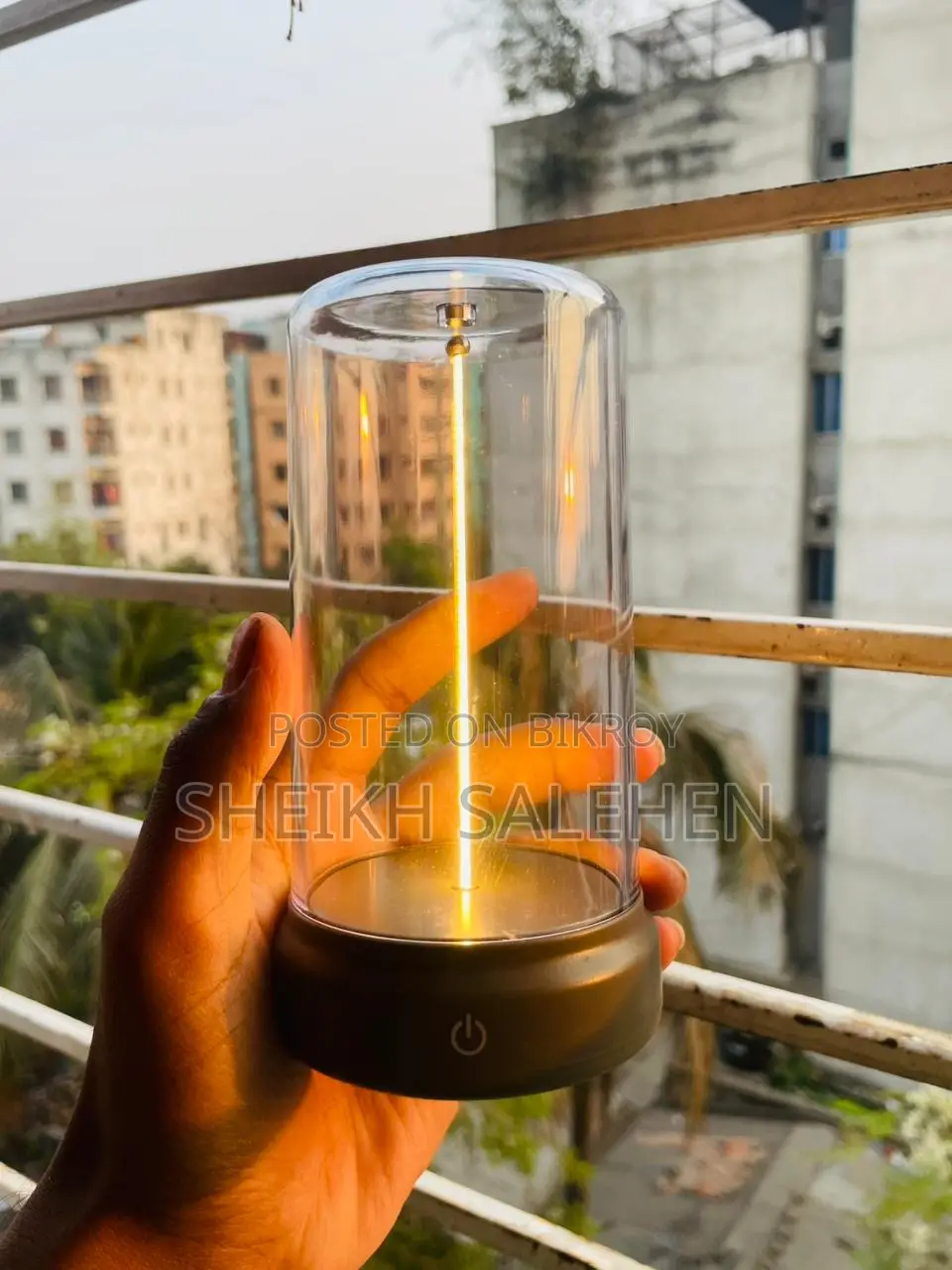 Yellow String Lamp
