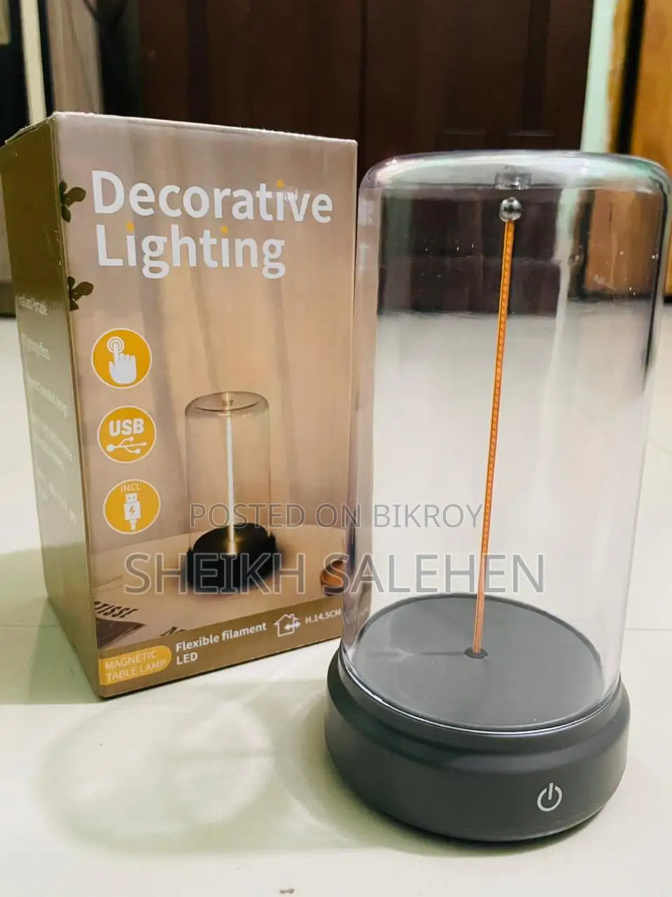 Yellow String Lamp