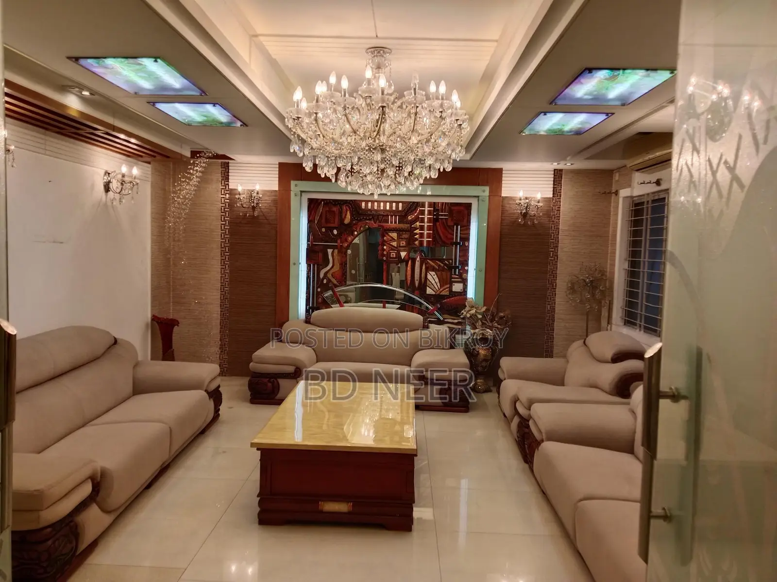 Luxury gym & pool fully furnished 4-bedroom apartment for rent in Gulshan 2