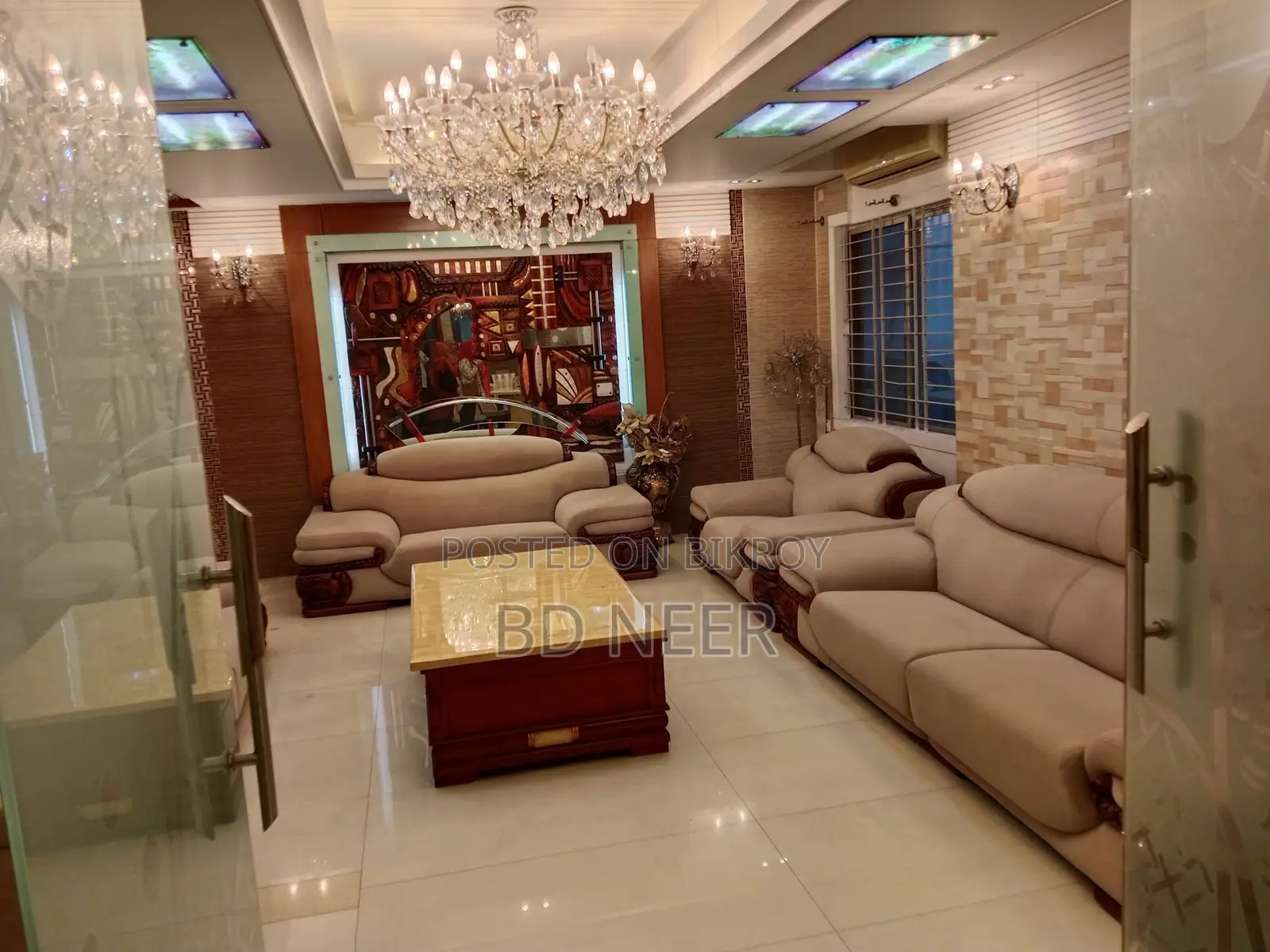 Luxury gym & pool fully furnished 4-bedroom apartment for rent in Gulshan 2