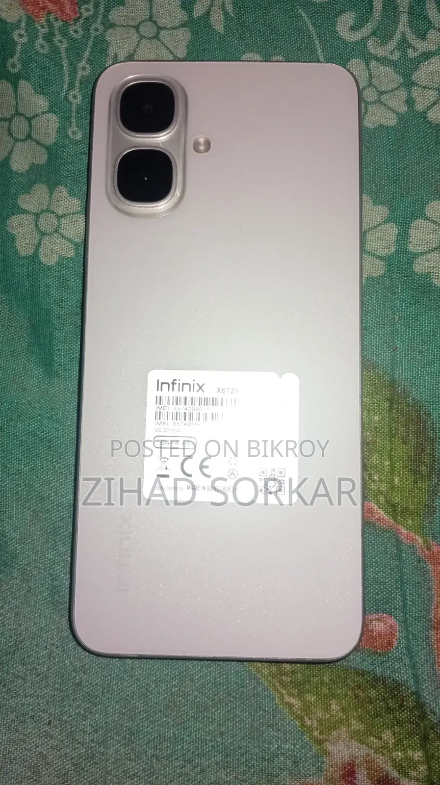 Infinix Smart 10 64 GB Silver