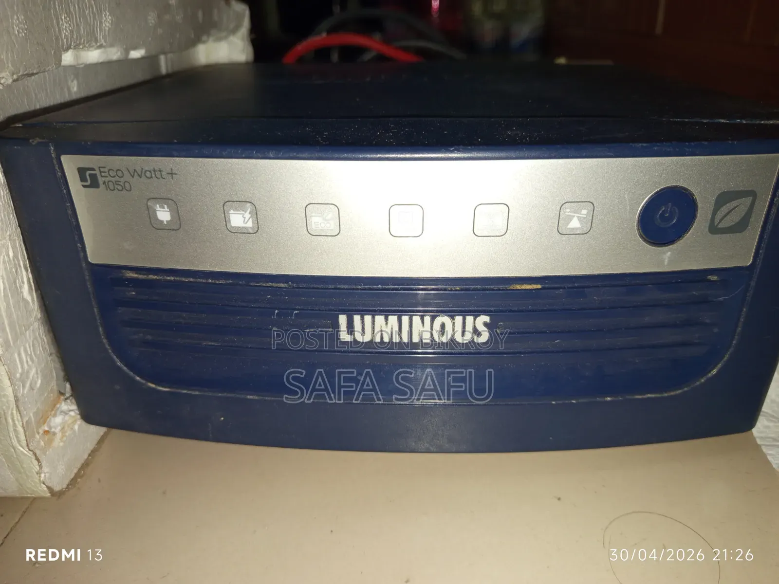 Luminous Ips Eco Watt+1050 Unused
