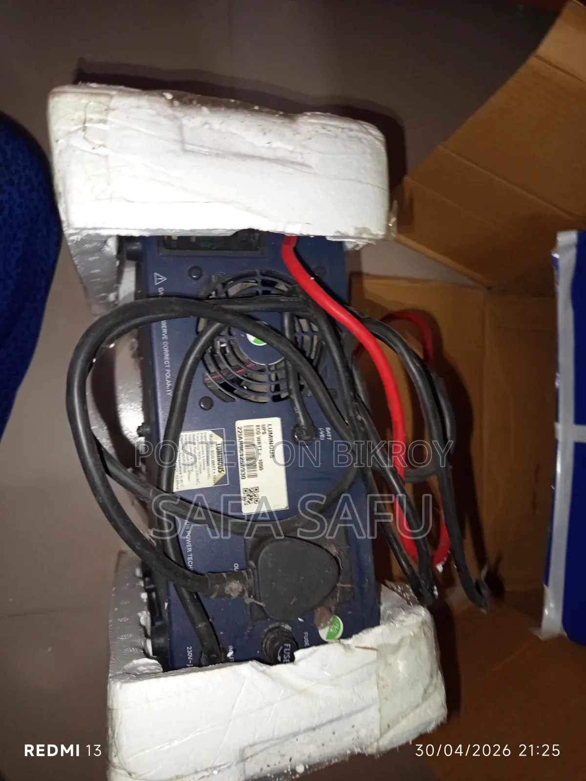 Luminous Ips Eco Watt+1050 Unused