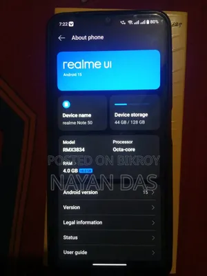 Realme Note 50 128 GB Black