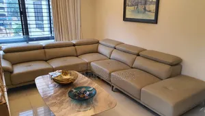 ৫-সিটার L-Shape সোফা (Attached Cushion)