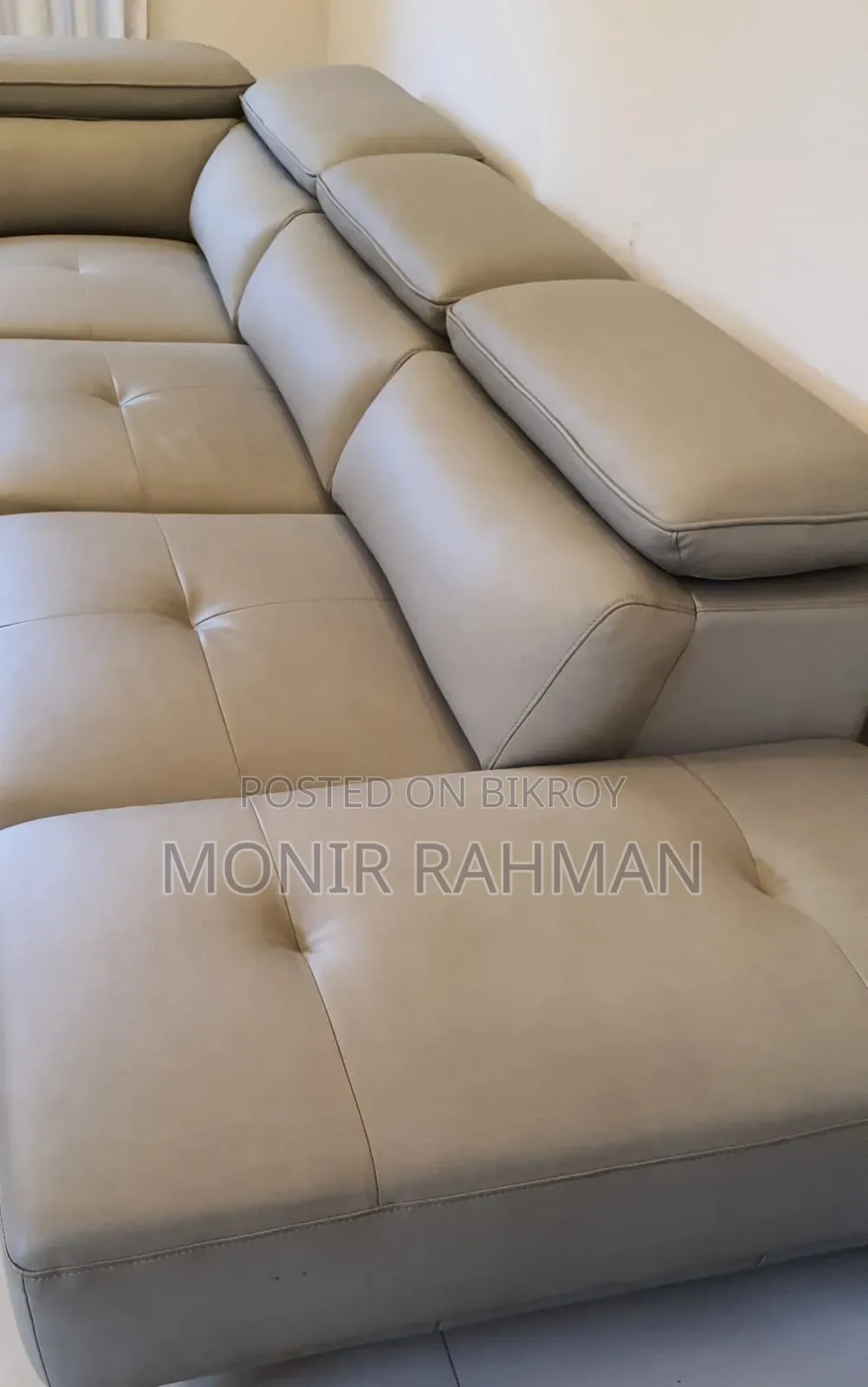 5-Seater L-Shape Sofa (Attached Cushion)