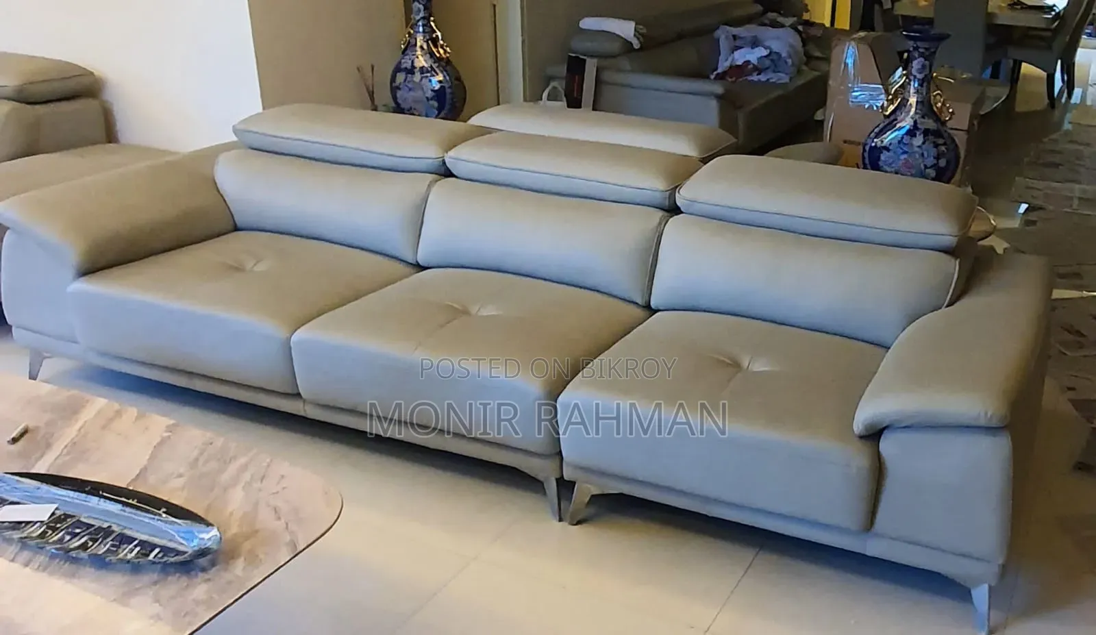 5-Seater L-Shape Sofa (Attached Cushion)