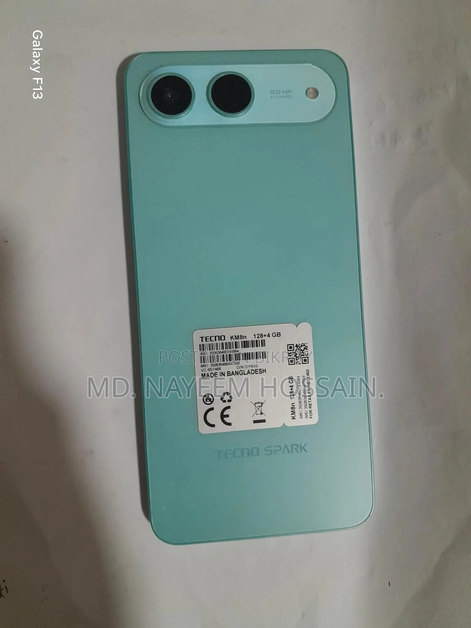 Tecno Spark 40 128 GB Green