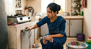 একজন বাধা কাজের বুয়া প্রয়োজন। বাসায় থেকে কাজ করতে হবে।