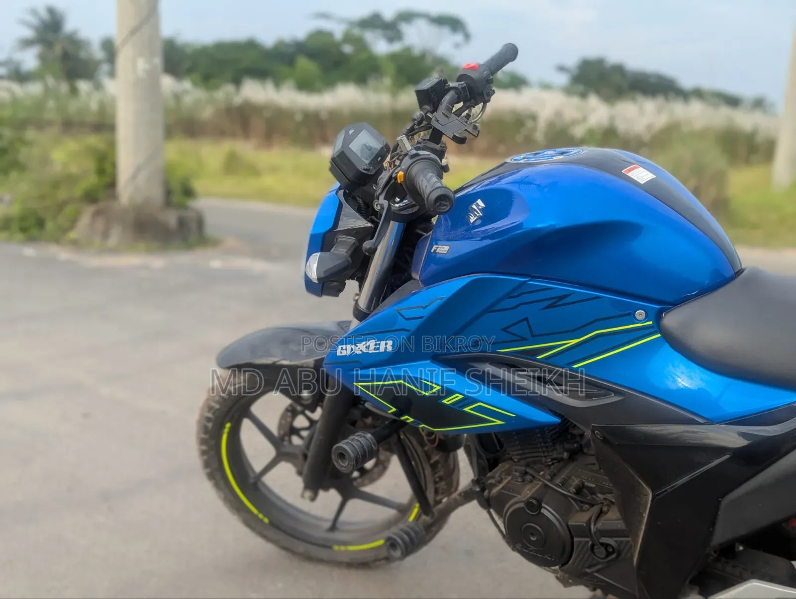 Suzuki Gixxer SF FI 2024 Blue