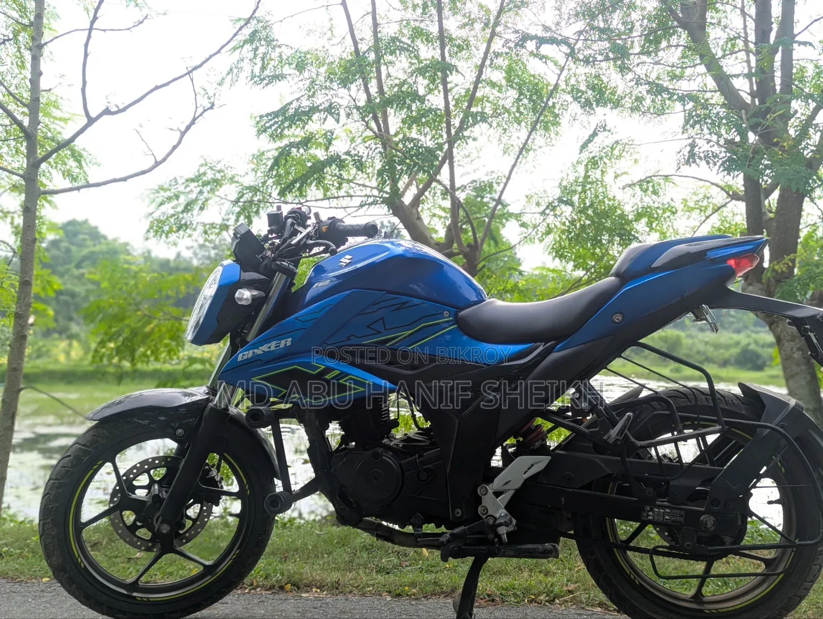 Suzuki Gixxer SF FI 2024 Blue