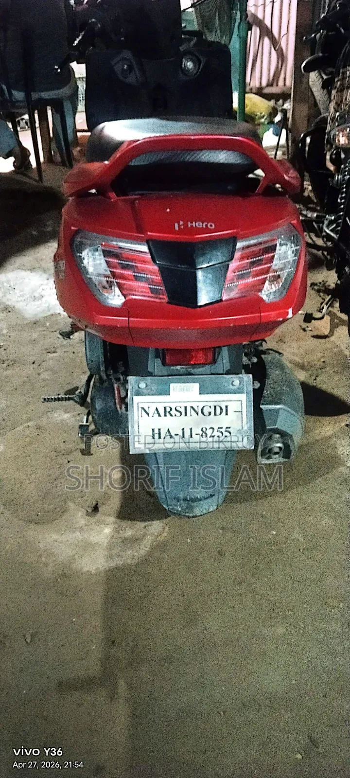 Hero Maestro EDGE 110 XTEC 2024 Red