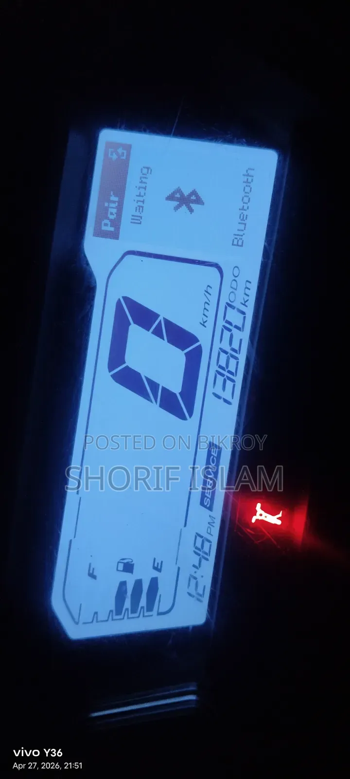 Hero Maestro EDGE 110 XTEC 2024 Red