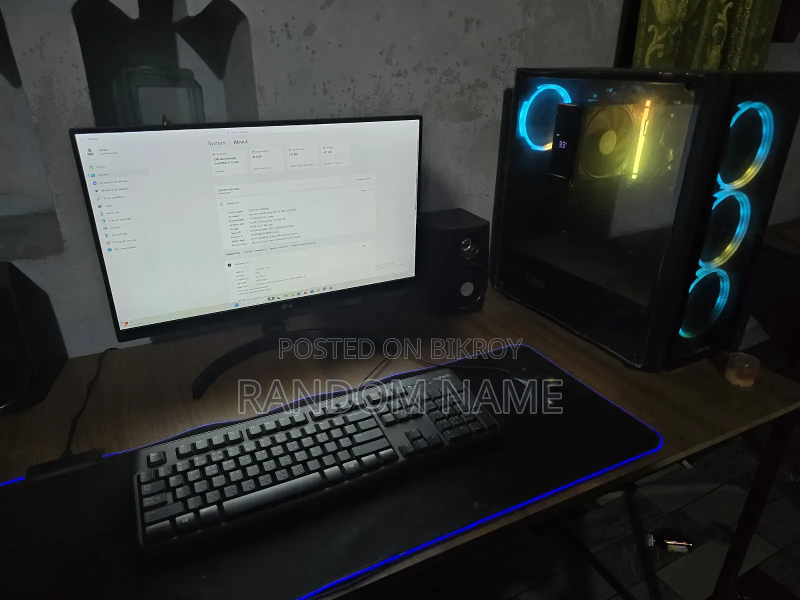 Desktop Computer 16GB Intel Core I5 SSD 512GB